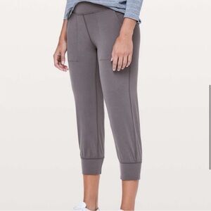 Lululemon Align Jogger Crop 23” Moonphase Purple Gray Size 6 Lounge Athleisure